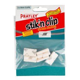 PRATLEY STIK N CLIP 6MM 5 PER PACK