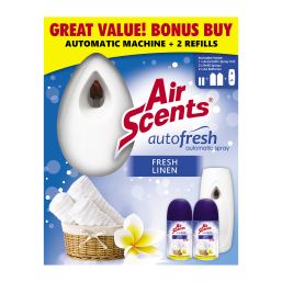 AIR SCENTS AUTOMAT MACHINE INC 2 FRES LIN 250ML