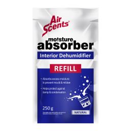 AIR SCENTS MOISTURE ABSORB REFILL NATURAL 250G