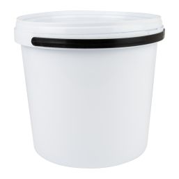 PLASTIC BUCKET WITH LID AND HANDLE TAM PROOF 10L