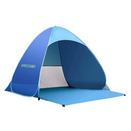 BASECAMP POP UP BEACH TENT BLU