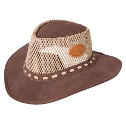 ROGUE HAT BREEZY AIRHEAD CANVAS MESH CHOC M