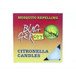 BUGGER OFF CITRONELLA T-LITE CANDLES 9PK