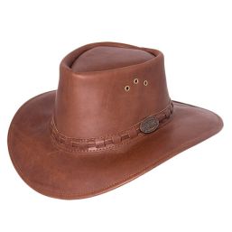 ROGUE HAT EXPLORER FULLGRAIN LEATHER OXBLOOD XL