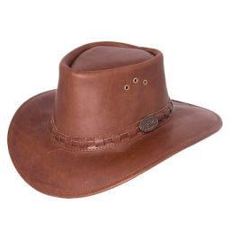 ROGUE HAT EXPLORER FULLGRAIN LEATHER OXBLOOD M