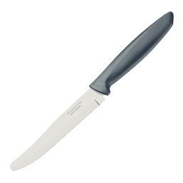 TRAMONTINA PLENUS UTILITY KNIFE SMOOTH 13CM GREY