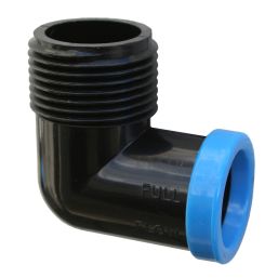 FULL FLOW MALE COMBINATION ELBOW 20MM X 1 IN