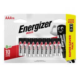 ENERGIZER BATTERY MAX AAA 16 PACK