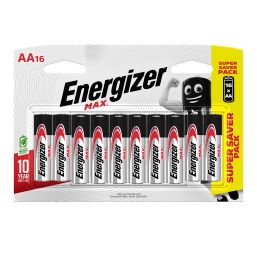 ENERGIZER BATTERY MAX AA 16 PACK