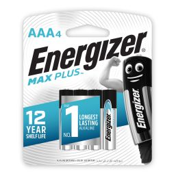 ENERGIZER BATTERY MAX PLUS AAA 4 PACK