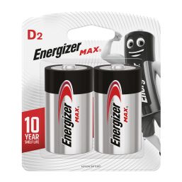 ENERGIZER BATTERY MAX D 2 PACK