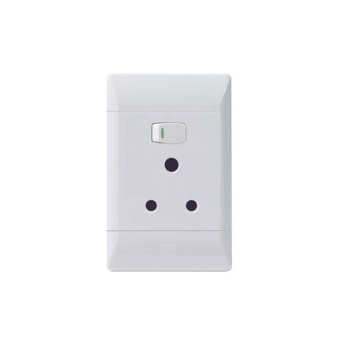 Cbi Plug Switch Vertical 2X4 White from