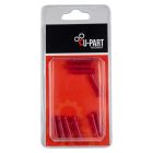 U-PART TERMINAL RED BUTT CONNECTOR FERRULE 0.5-1.5