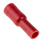 TERMINAL FEMALE BULLET RED 0.5-1.5MM 4MM L