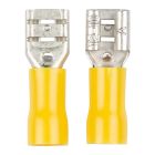 TERMINAL YELLOW FEMALE REC PUSH ON 4.0 -6.0MM 6.3M