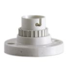 UNITED ELECTRICAL BATTEN HOLDER NYLON 50MM WHITE