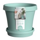 SEBOR SUPER POT & SAUCER SET 25CM TEAL