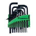 KAUFMANN ALLEN KEY SET 25 PCS 3/8-10MM