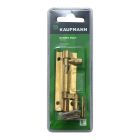 KAUFMANN BARREL BOLT 76MM SOLID BRASS NECKED