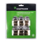 KAUFMANN BRASS LOCK SET 6 PC 50MM