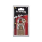 MACKIE MASTER PAD LOCK BRASS 2PK 40MM KEYD ALIKE