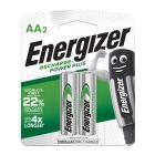 ENERGIZER BATTERY RECHAR POWERPLUS AA 2000MAH 2P