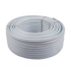 CABLE FLAT 2 CORE + EARTH WHITE 1.0MM 100M