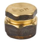 COMPRESSION BRASS END CAP 15MM SABS