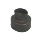 FLUSH PIPE CONNECTOR RUBBER CONE BLK