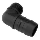 EMJAY ELBOW MALE BLK 40MMX1-1/2 INCH