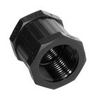 NYLON SOCKET EMJAY BLACK 15X15MM