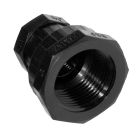 NYLON SOCKET EMJAY BLACK 25X15MM