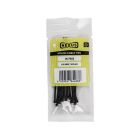 NEXUS CABLE TIES T501 4.8MMX300MM BLACK 20 PACK