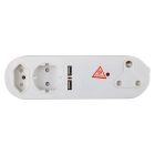 NEXUS ADAPTOR 1X16A 1XSCHUKO 1X5A 2USB