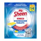 MR SHEEN DISHWASHER AUTOMATIC TABLETS LEMON 14PC