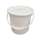 PLASTIC BUCKET WITH LID AND HANDLE 5L