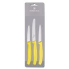 VICTORINOX PARING KNIFE SET 3PCE YELLOW