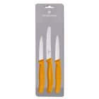 VICTORINOX PARING KNIFE SET 3PCE ORANGE