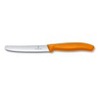 VICTORINOX TABLE KNIFE SERRATED 11CM ORANGE