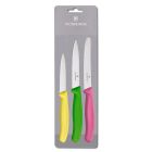 VICTORINOX PARING KNIFE SET 3PCE PRISM1