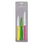 VICTORINOX PARING KNIFE SET ZEST 3PCE PRISM1